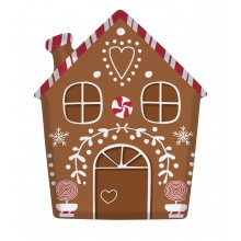 Плато къща 21х25см Gingerbread